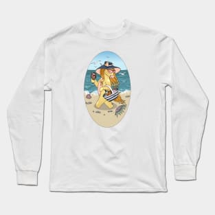 horse on the beach Long Sleeve T-Shirt